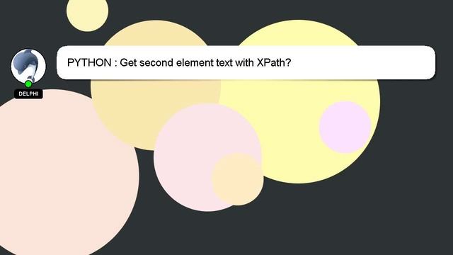 PYTHON : Get second element text with XPath? смотреть онлайн