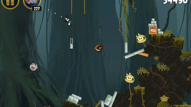 Angry Birds Star Wars - Level J-37 - 3 Stars Walkthrough - Path Of The Jedi смотреть онлайн