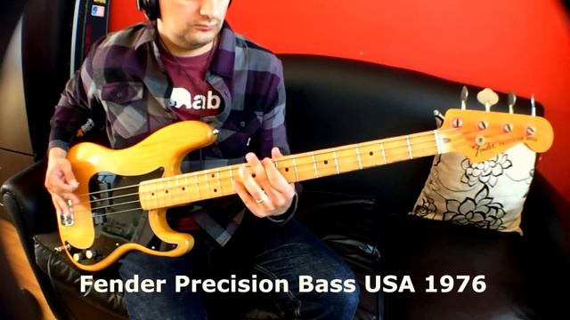 Bass Comparison Precision 1976 vs Jazz Bass 1978 vs Stingray 2004 смотреть онлайн