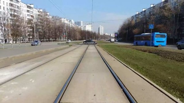 Москва Трамвай Маршрут 1