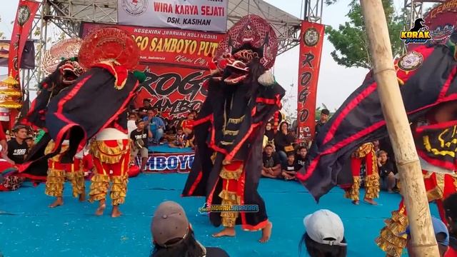 SHAFIRA AUDIO | Tari Rampak Barong Jaranan ROGO SAMBOYO PUTRO Live Kasian Manyaran 2023 смотреть онлайн