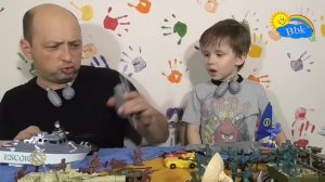 Домашние сражения игрушек ↑ Военные солдатики, танки, ракеты, катера, машинки ↑ Обзор игрушек
