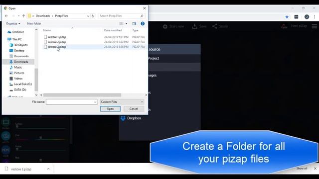 piZap's Quick Photo Editing Tutorial:How to restore your saved pizap photos смотреть онлайн