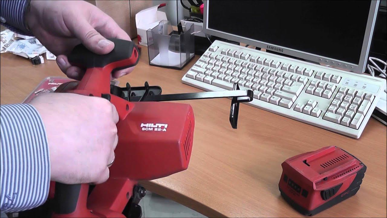 SCM22a Hilti аккумуляторная циркулярная пила по металлу. Обзор часть 2 смотреть онлайн