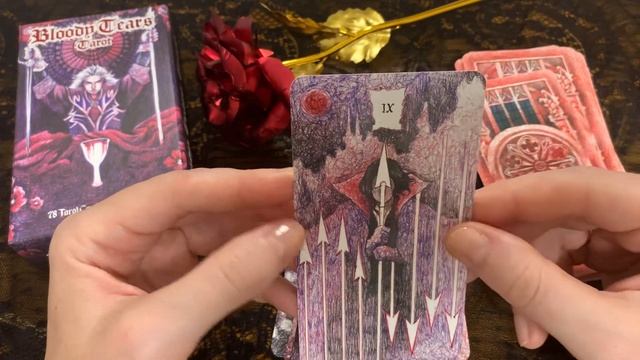 Уникальная колода от Pentagram ??”Bloody Tears Tarot”?? «Таро Кровавых Слёз». Вампиры и Готика. смотреть онлайн