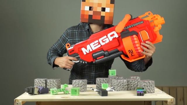 Нерф Война - Майнкрафт, Пять Ночей с Фредди - Nerf WAR Nerf Hyperfire смотреть онлайн