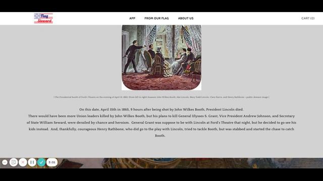 Be a Stud Citizen - Reminders from Our Flag for Apr. 15, 2021 - recalling Lincoln's death смотреть онлайн