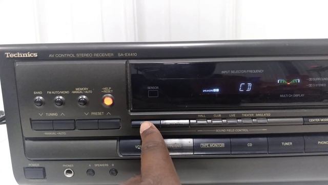 Technics Av Control Stereo Receiver Sa-EX410 Sound Test! смотреть онлайн