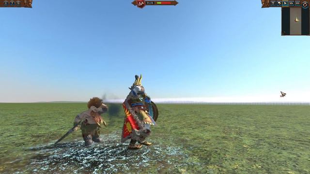 Gotrek VS Golden Knight Naryska Leysa. Total War Warhammer 3 смотреть онлайн
