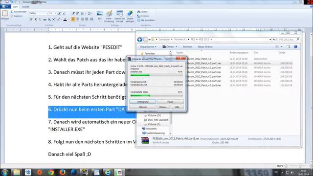 How To Install PES 2012 Patch [german]
