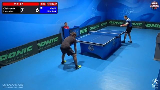 21:45 Oleksandr Liushnia -  Vitalii Pinchuk  West 6 WIN CUP 17.11.2023 | TABLE TENNIS WINCUP