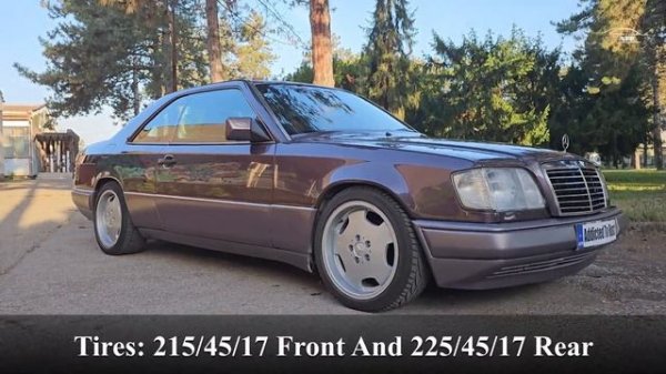 Lorinser RS90 17" 8J ET33 wheels on Mercedes w124 Coupe