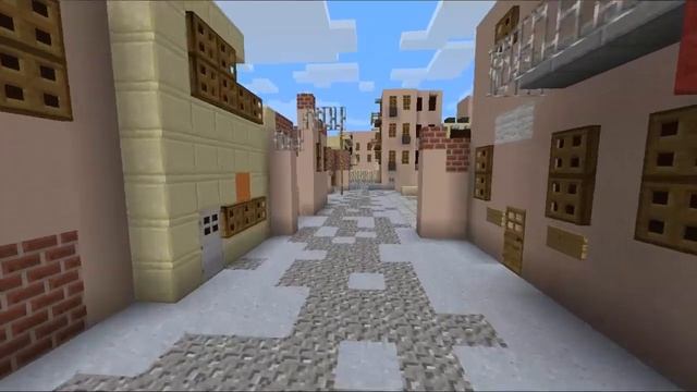Minecraft CS GO de_dust2 map смотреть онлайн