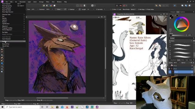 Sergal Sketch (Webcam and Screen Capture test) смотреть онлайн