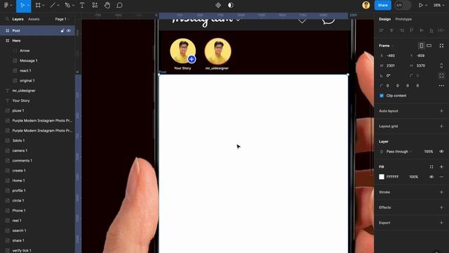 How To Clone Instagram In Figma | Beginner's Design смотреть онлайн