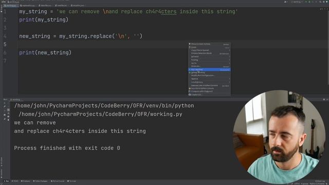 Python replace – Python tutorial for beginners – CodeBerry Programming School смотреть онлайн