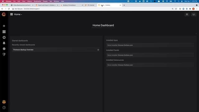 Monitoring PX-Backup with Prometheus and Grafana смотреть онлайн