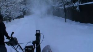 Снегоуборщик Craftsman-обзор,показ в работе