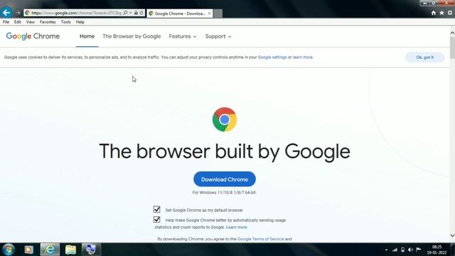 How to Download and Install Google Chrome in Windows 7/8/10/11 in Hindi смотреть онлайн