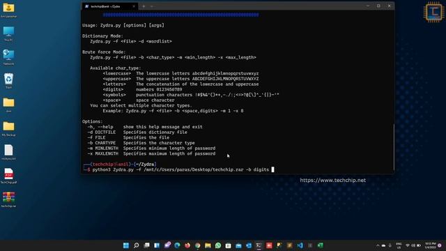 How to open ZIP/RAR or PDF files without password in Kali Linux [Hindi] смотреть онлайн