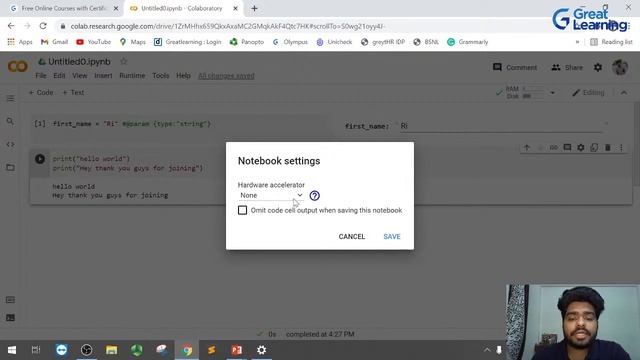 How to use Google Colab for Python | Gretting started with Google Colab | Great Learning смотреть онлайн