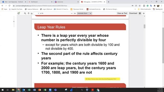 Python Programming - ICTPRG405 Session 5: Debugging смотреть онлайн