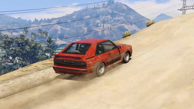 Audi Quattro in its own element - GTA 5 смотреть онлайн