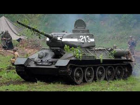 Малыш лепит танк T-34 смотреть онлайн