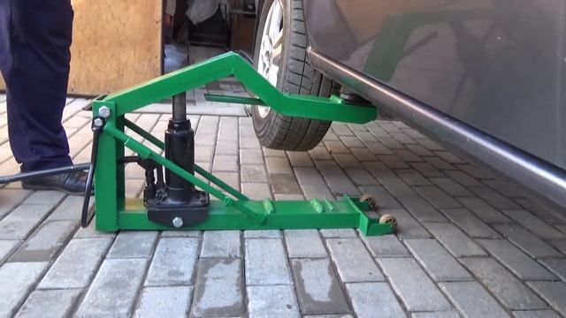 Гидравлический подкатной домкрат своими руками смотреть онлайн