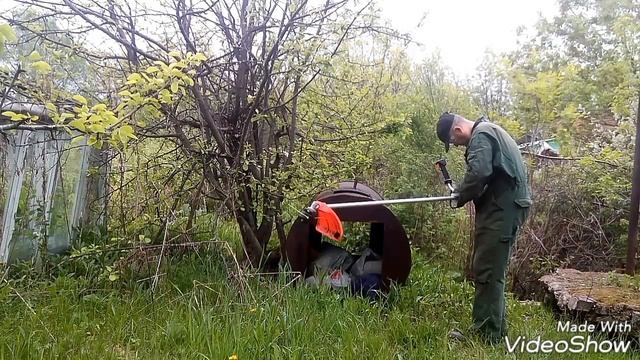 Бензиновый триммер-кусторез " PROMO" РВС-43. Проба пера... смотреть онлайн