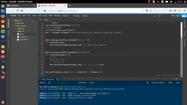 Bots Telegram While - Python #16 смотреть онлайн