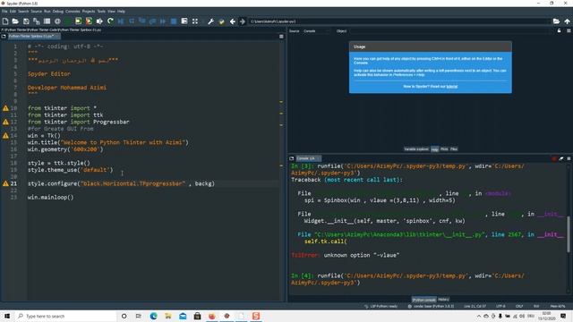 Python Tkinter Add a Progressbar widget смотреть онлайн