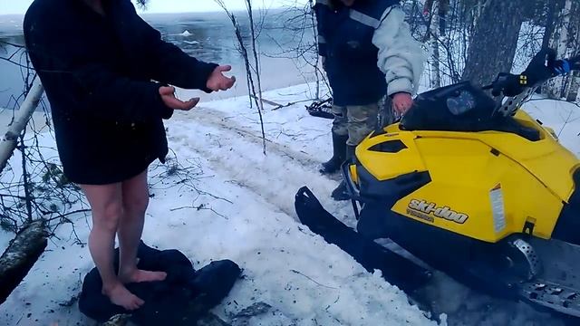 Как достать буран из воды.