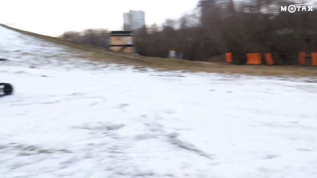 Детские снегоходы (снегоциклы) - небольшой тест-драйв Motax смотреть онлайн