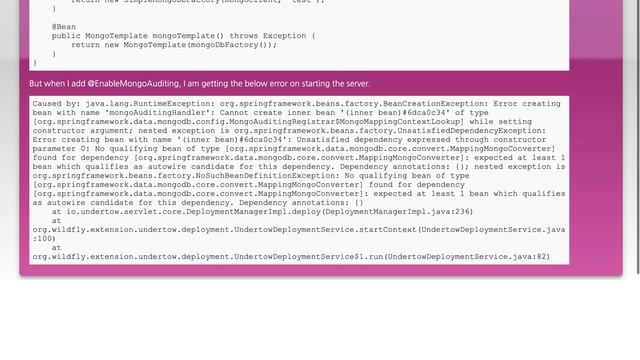 Auditing with spring-data-mongodb смотреть онлайн