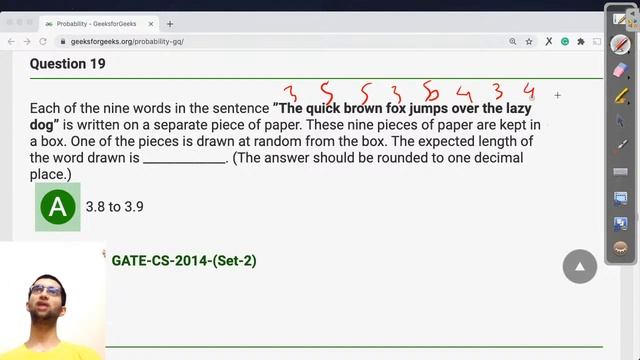 Solving MCQ Questions on Probability from GFG смотреть онлайн