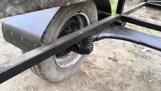 Самодельный прицеп для лодки ПВХ смотреть онлайн