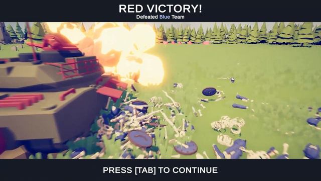 1 танк против Пеших воинов Totally Accurate Battle Simulator смотреть онлайн