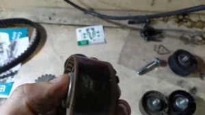 Замена ГРМ на Приоре. ВАЗ-21126. Комплект INA помпа Dolz