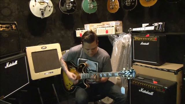 Washburn HB 35 Semi Hollow Body Electric Guitar Demo смотреть онлайн