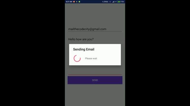 Sending Email From Android App without Intent | Example & Source Code смотреть онлайн