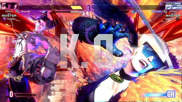 Street Fighter 6 Juri (QueenJak) vs Manon (801Strider) SF6 How to play смотреть онлайн