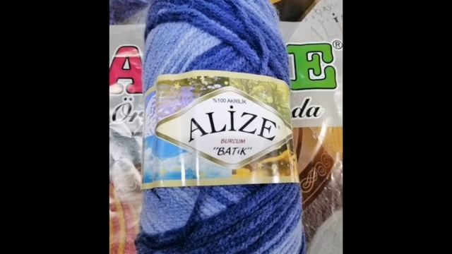 Alize Burcum Batik Wool 100 %Premium Acrylic Yarn Made In Turkey
