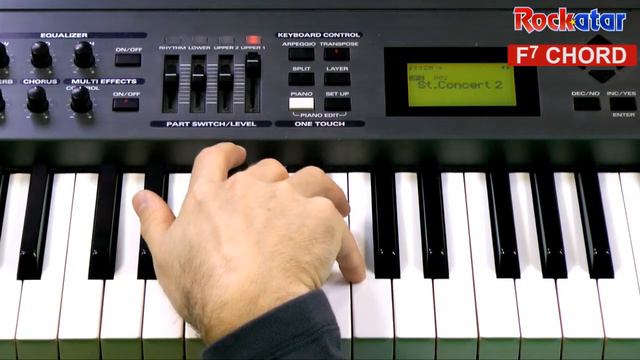 F7 chord on Keyboard смотреть онлайн