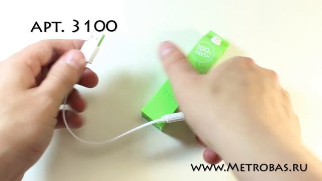 Мини обзор Power Bank "Milk" 2600 mAh (Салатовый) смотреть онлайн