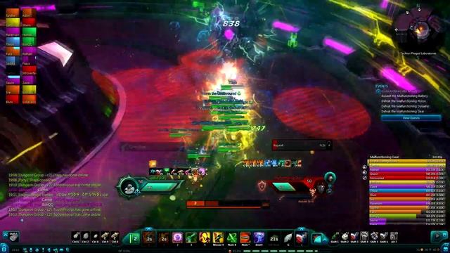 Wildstar - Malfunctioning Gear(Mini Boss) - Genetic Archives - Spellslinger DPS PoV смотреть онлайн