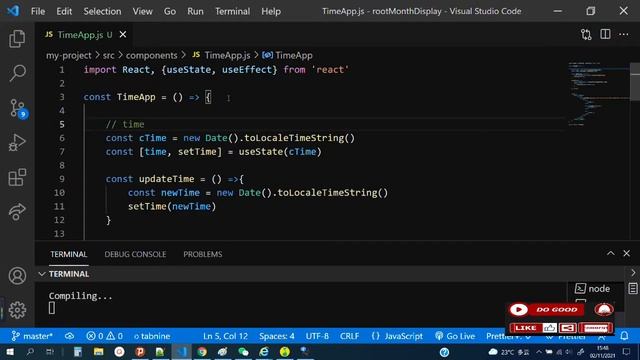 Updated Timer, Date & Day App with React Hooks & Tailwindcss for beginners - React Micro Project смотреть онлайн