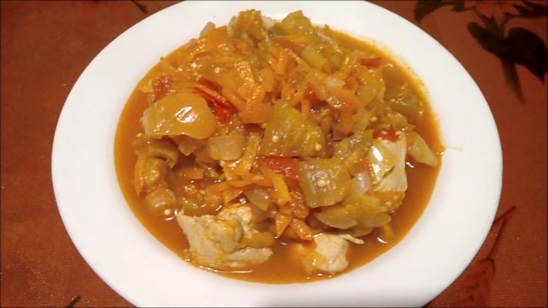 Тушёные баклажаны с куриным филе.mp4 смотреть онлайн