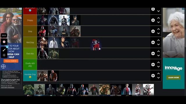 Batman Arkham Drip Tier list part 1 (5 likes for part 2) смотреть онлайн