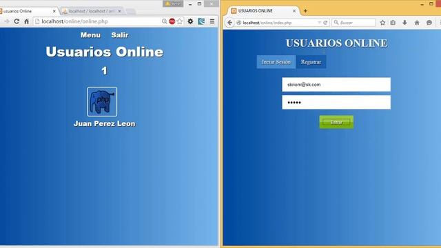 ? Como ver Usuarios Online con PHP MYSQL AJAX смотреть онлайн